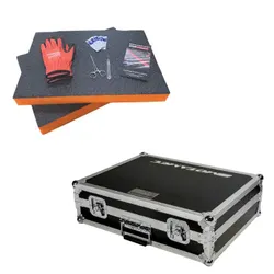 Motamec MTB-200 Flight Case Black -Orange Foam