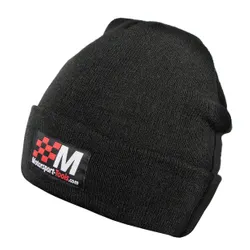 Motorsport Tools Fleece Hat - Knitted Beanie Plain Black