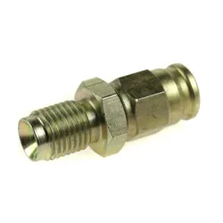 Motamec Male Concave Brake Fitting M10 x1.0  > -3 AN JIC Teflon Hose Aeroquip