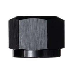 Motamec AN JIC -10 AN10 Female Alloy Cap with O-Ring Seal Fitting Oil Fuel Black