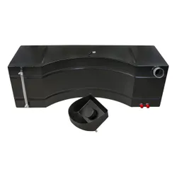 Escort Mk1 Mk2 Alloy Fuel Tank 12 Gallon Baffled -6 JIC Powder Coated Black