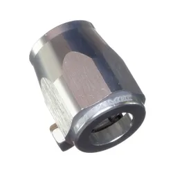 Motamec 16mm AN7 Fuel Hose Clamp End Finisher Hex Head Jubilee Alloy SILVER