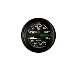 Racetech Oil Pressure & Water Temperature Mechanical 52mm Gauge -3 Ftting & 12Ft Probe