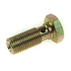 Motamec Brake Fitting Banjo Bolt 7/16 UNF x 27mm Long - Aeroquip Hose Type