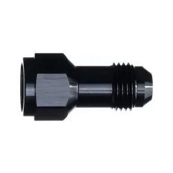 Motamec AN JIC -6 AN6 Flare Extender Female to Male Alloy Fitting Adapter Black