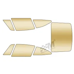Classic Porsche 911 Polycarbonate Window Kit TINTED - Plastic Perspex Type