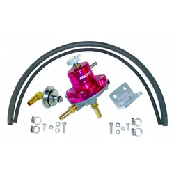 Sytec 1:1 Adjustable Fuel Pressure Regulator Kit Red VK-SAR-TOY1-R