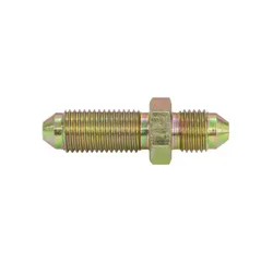 Motamec Brake Fitting Bulkhead Adaptor - Male to Male 3/8 UNF Equal -3 JIC
