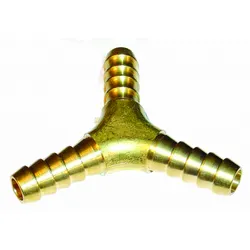 Sytec Fuel Hose Fitting Metal Y Piece 8mm Multi-Grip MYP001