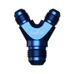 Motamec AN -8 AN8 x AN -6 AN6 x AN -6 AN6 Y Adapter 3 Way Aluminium Fitting