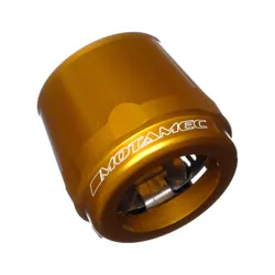 Motamec 34mm AN18 Fuel Hose Clamp End Finisher Hex Head Jubilee Alloy GOLD