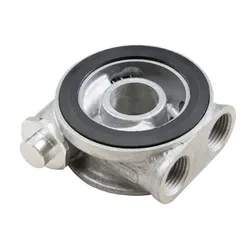 Mocal Oil Filter Sandwich Plate Ford 3/4 UNF + Oil Stat - Oil Cooler Take Off