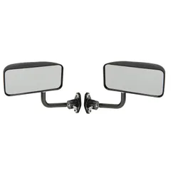 Motamec Racing 02 Formula Side Wing Mirror x2 Convex Glass MATT BLACK - F1 Car