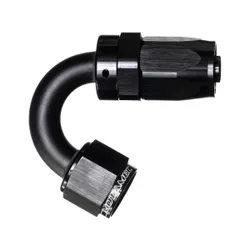 Motamec AN -8 AN8 JIC 150 Degree Swivel Hose End Alloy Fitting Fuel Oil Black