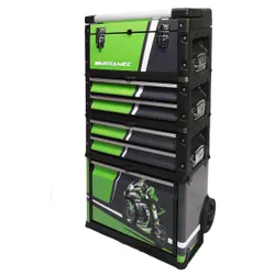 Motamec Modular Tool Box Trolley Mobile Cart Cabinet Kawasaki Racing SBK C41H
