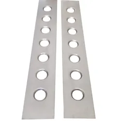 Motamec Roll Cage B Pillar Weld In Main Hoop Stiffener Gussets Plates Big Hole PAIR