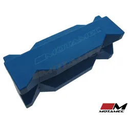 Motamec Vice Jaws for Hose End Assembly Nylon Plastic Fiber Blue Magnetic AN