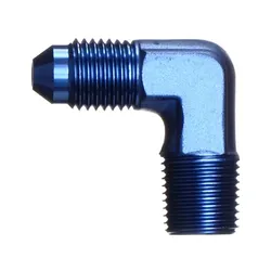 Motamec AN JIC -3 AN3 To 1/8" NPT 90 Degree Alloy Adapter Fitting
