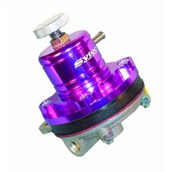 Sytec 1:1 Adjustable Motorsport Fuel Pressure Regulator 22-90Psi Purple 1/8th NPTF MSV000P