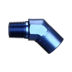 Motamec 1/2" NPT 45 Degree Female to Male Elbow Alloy Adapter Fitting