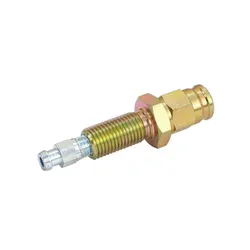 Motamec Male Bulkhead Brake Fitting with Bleed Nipple 3/8 UNF > -3 AN Teflon