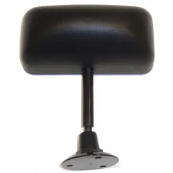 Kit Car Centre Mirror - Black - Flat Glass