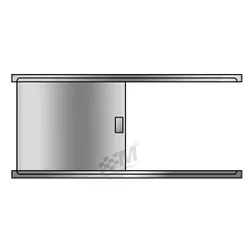 Polycarbonate Side Door Window Slider Kit