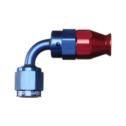 Motamec AN JIC -4 AN4 90 Degree Swivel Teflon PTFE Hose Fitting End Alloy Fuel Oil