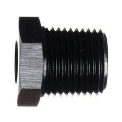 Motamec 1/4" Female to 1/2" Male NPT Fitting Alloy Adapter Black