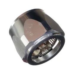 Motamec 44mm AN24 Fuel Hose Clamp End Finisher Hex Head Jubilee Alloy SILVER