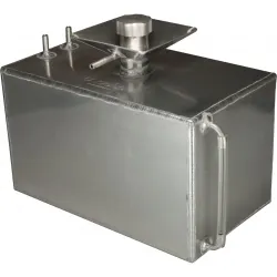 OBP 3 Gallon Square Aluminium Foam Filled Fuel Tank with Splash Bowl OBPFTSB011