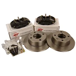 Wilwood Triumph GT6 Brake Kit Powerlite 4 Pot Calipers 265mm DRILLED Discs