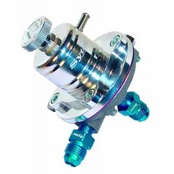 Sytec SAR Regulator 1:1 Silver Fuel Pressure Regulator -6JIC Unions SAR003S