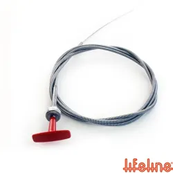 LIFELINE 12ft Pull Cable Red T Handle Extinguisher Parts