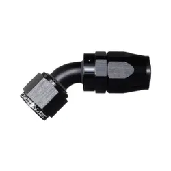 Motamec AN -10 AN10 JIC 45 Degree Swivel Hose End Alloy Fitting Fuel Oil Black