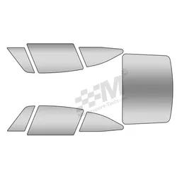 Classic Porsche 911 Polycarbonate Window Kit CLEAR - Plastic Perspex Type