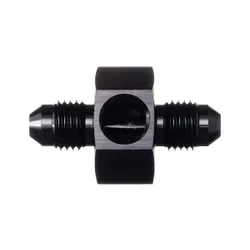 Motamec AN JIC -4 AN4 Male To Male with 1/8" NPT Port Fitting Alloy Adapter Black