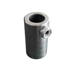 Steering Column Shaft Steel Spline Coupler Sleeve 3/4" Smooth to 17.5mm 36 Spline