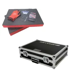 Motamec MTB-200 Flight Case Black -Red Foam