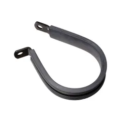 Motamec AN -28 AN28 50mm ID Cushioned P Clip Hose Clamp Rubber Aluminium Black