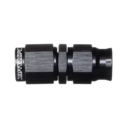 Motamec AN JIC -3 AN3 Straight Teflon PTFE Hose Fitting End Alloy Fuel Oil Aeroquip Black