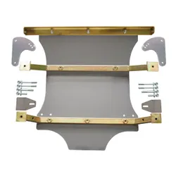 Escort Mk1 Mk2 Group4 Chassis Mounted Sump Guard Kit DRY SUMP - Alloy Plate 8mm
