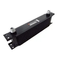 Motamec Oil Cooler 10 Row - 235mm Matrix - 10 AN JIC - Black Alloy