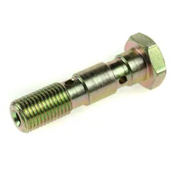 Motamec Brake Fitting Twin Take Off Banjo Bolt 3/8 UNF x 39mm Long - Aeroquip