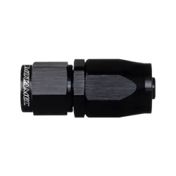 Motamec AN -6 AN6 JIC Straight Hose End Alloy Fitting Fuel Oil Aeroquip Type Black