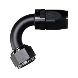 Motamec AN -12 AN12 JIC 120 Degree Swivel Hose End Alloy Fitting Oil Black