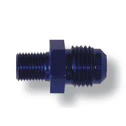 Sytec Fuel Union Fitting 1/8" NPT -6 JIC Anodized Aeroquip Blue Alloy