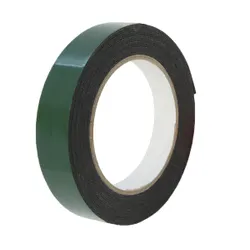 Double Sided Badge Mount PE Foam Tape Adhesive 25mm x 5m Black Automotive Grade