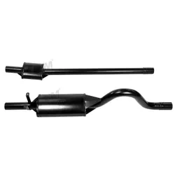 Ashley Escort Mk1 Mk2 RS2000 Pinto Exhaust System Twin Box - 2.50 Right Hand