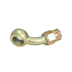 Motamec Brake Fitting 45° Neck Banjo 3/8 or M10 Bolt > -3 Teflon Hose Aeroquip